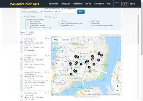 western union find location|western union physical location.